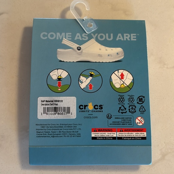 Crocs chef 5 pack jibbitz charms - Picture 2 of 2